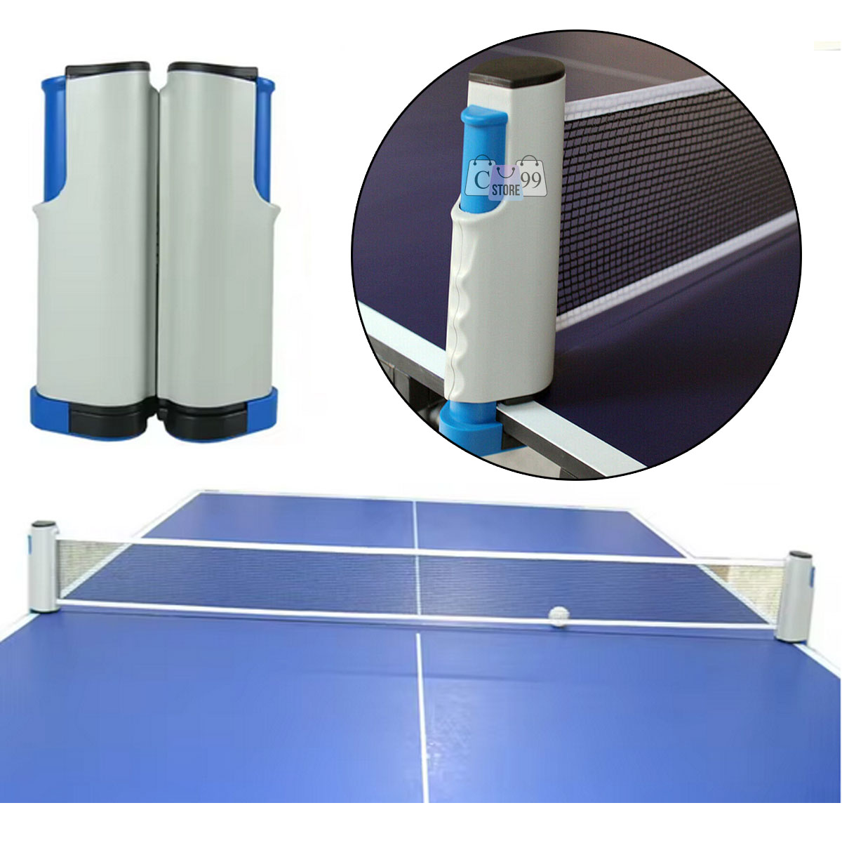 Miniatura 7 de Malla Retráctil De Ping Pong Para Jugar